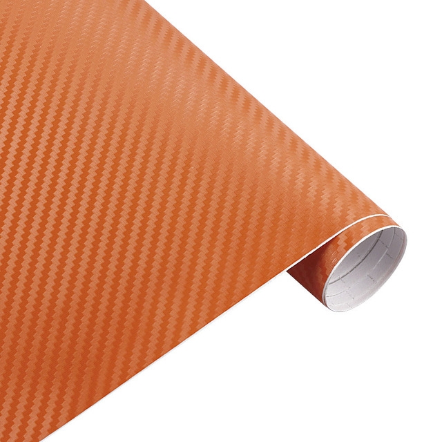 30cmx127cm 3D Carbon Fiber Vinyl Car Wrap Sheet Roll Film Car stickers and Decals Car Styling