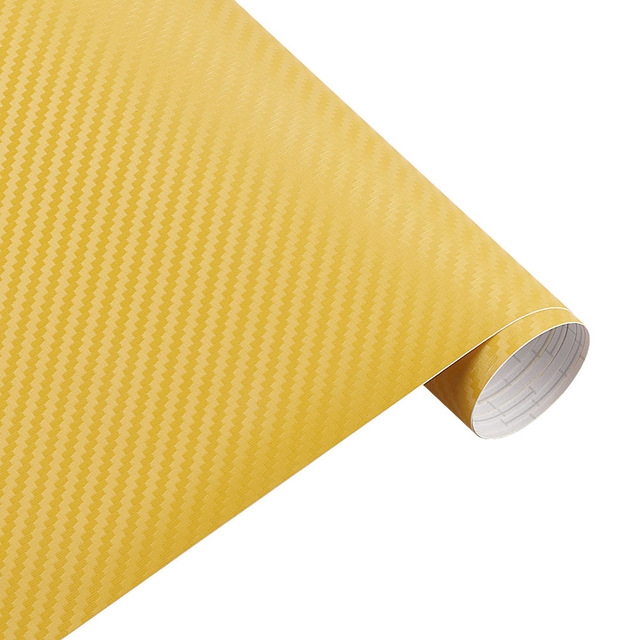 30cmx127cm 3D Carbon Fiber Vinyl Car Wrap Sheet Roll Film Car stickers and Decals Car Styling