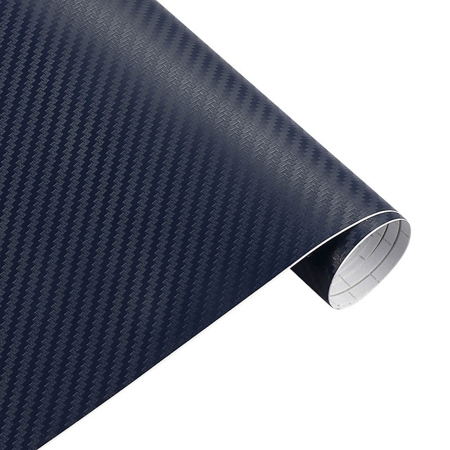 30cmx127cm 3D Carbon Fiber Vinyl Car Wrap Sheet Roll Film Car stickers and Decals Car Styling
