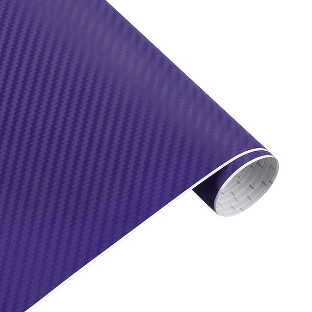 30cmx127cm 3D Carbon Fiber Vinyl Car Wrap Sheet Roll Film Car stickers and Decals Car Styling