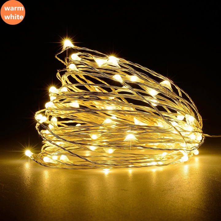 Led Strings Copper Wire Battery Christmas Wedding Party LED String Fairy Lights decorative light
