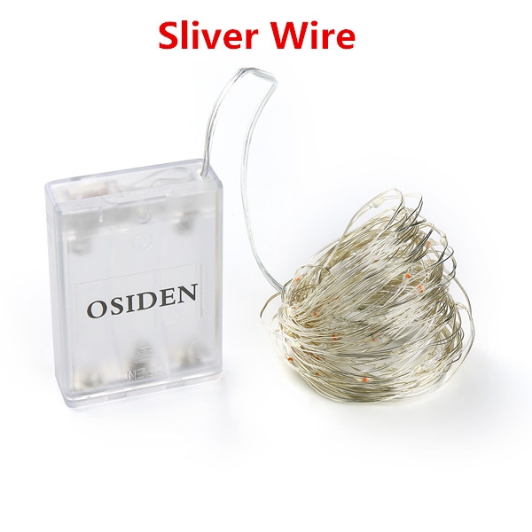 Led Strings Copper Wire Battery Christmas Wedding Party LED String Fairy Lights decorative light