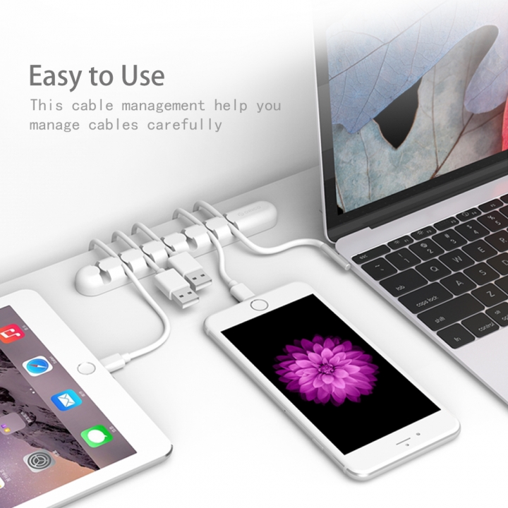 Cable Winder Earphone Cable Organizer Wire Storage Charger Cable Holder Clips Data line fixer