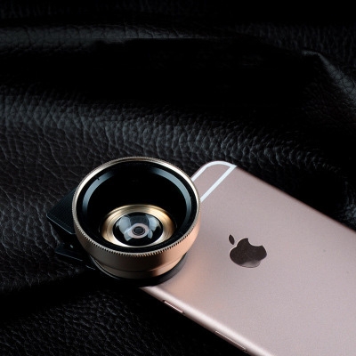 2 In 1 Mobile Phone Lens 0.45x Super Wide Angle 12.5x Macro HD Camera Lens For iPhone 12 11 8 7 6 XS Huawei Xiaomi Samsung