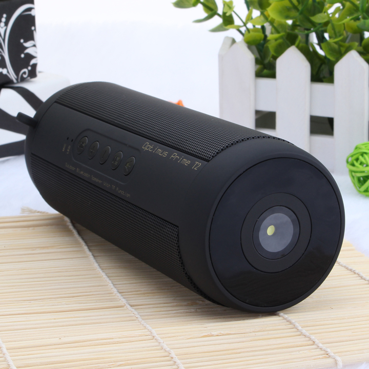 T2 Bluetooth Speaker Waterproof Portable Outdoor Wireless Mini Column Box Speaker leds speakers