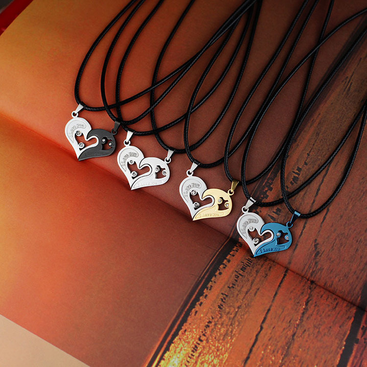 Necklace Pendant Couples Paired Necklaces&amp;Pendants Unisex Lovers Pendant