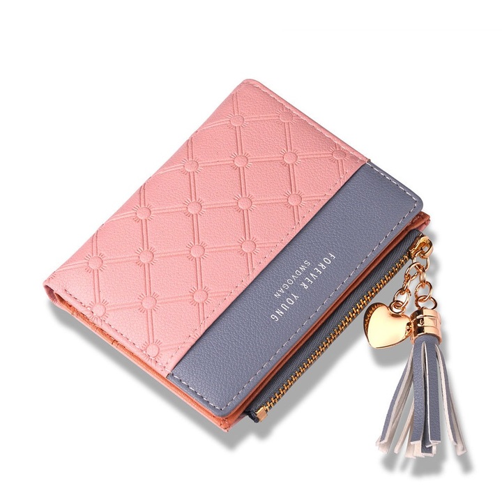 2018 New Women's Cute Fashion Purse Leather Long Zip Wallet Coin Card Holder Soft Leather  Purse