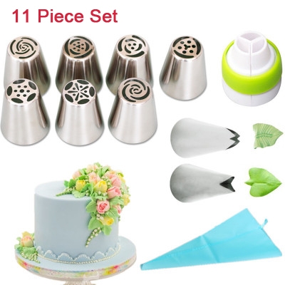 7/9/11/22PCS Russian DIY Pastry Cake Icing Piping Decorating Nozzle Tips Baking Pastry Tools