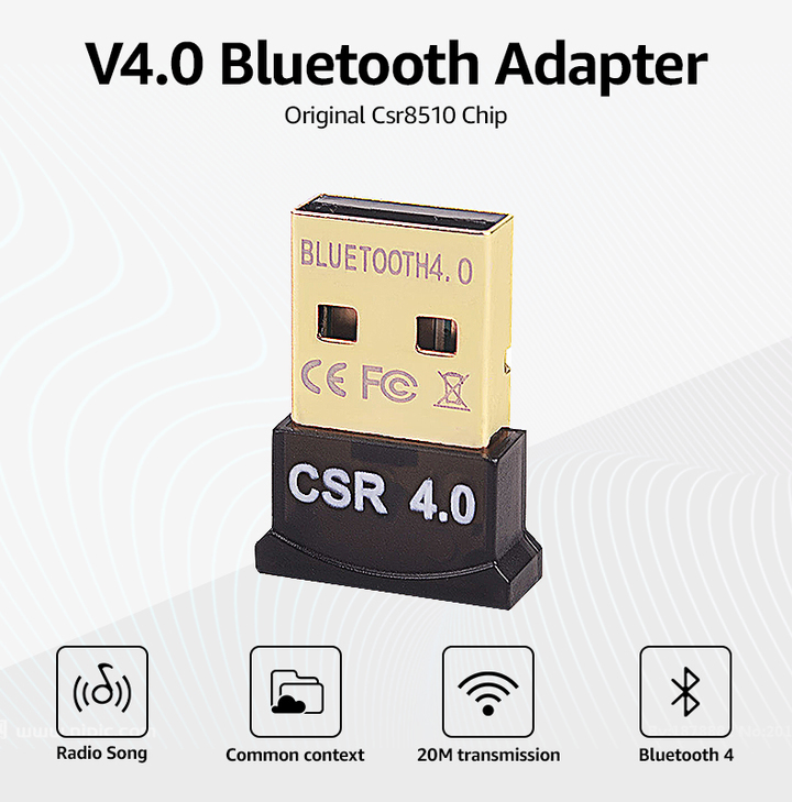 Wireless USB Bluetooth Adapter 4.0 Bluetooth Dongle Music Sound Receiver Bluetooth Transmitter