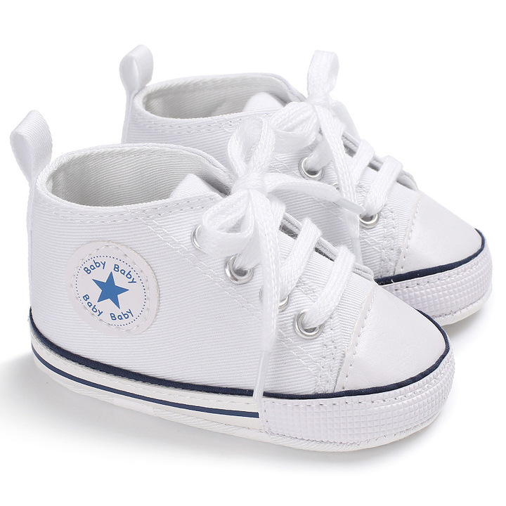 Canvas Classic Sports Sneakers Baby Boys Girls Shoes Infant Toddler Soft Sole Anti-slip Baby Shoes