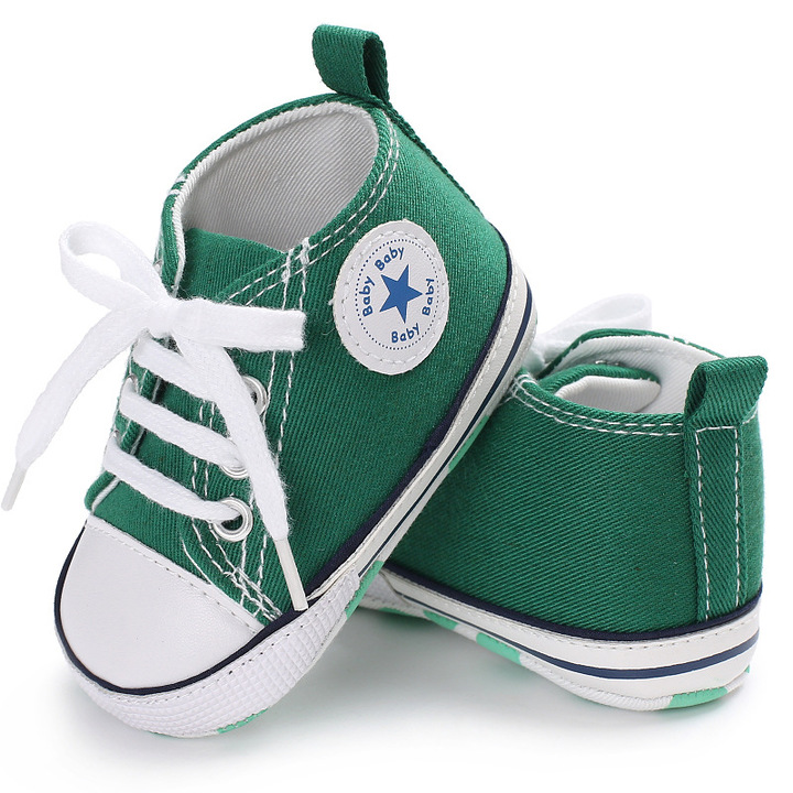 Canvas Classic Sports Sneakers Baby Boys Girls Shoes Infant Toddler Soft Sole Anti-slip Baby Shoes