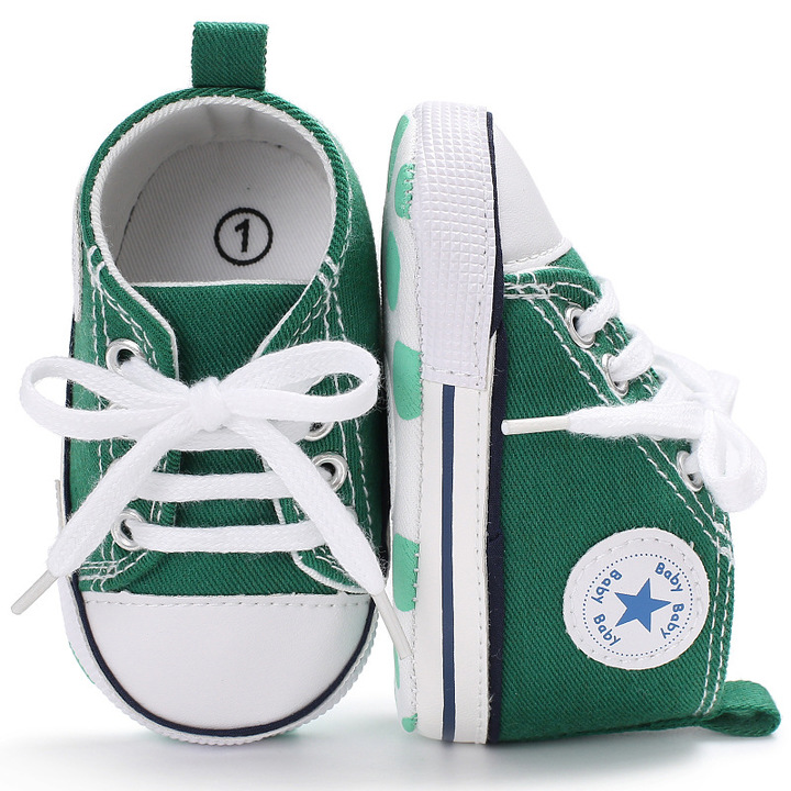 Canvas Classic Sports Sneakers Baby Boys Girls Shoes Infant Toddler Soft Sole Anti-slip Baby Shoes