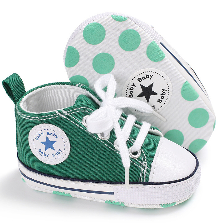 Canvas Classic Sports Sneakers Baby Boys Girls Shoes Infant Toddler Soft Sole Anti-slip Baby Shoes