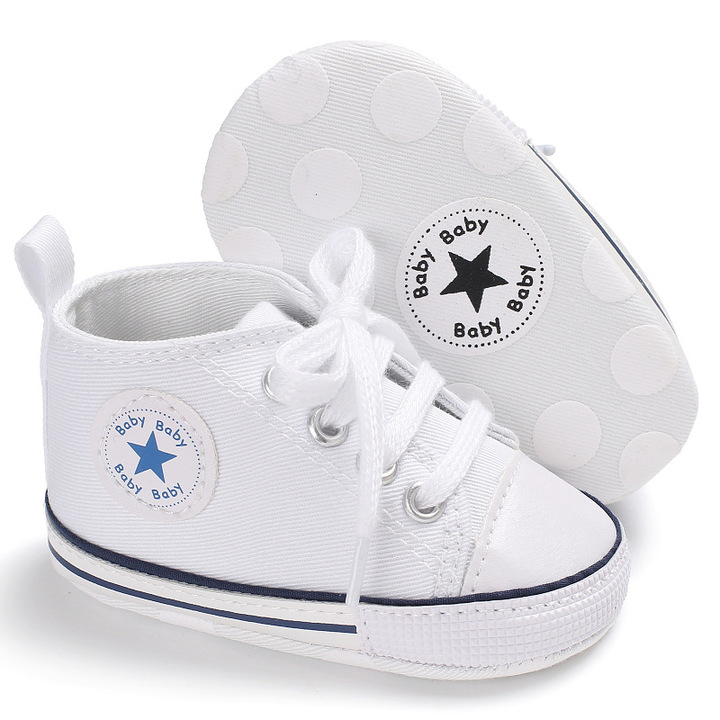 Canvas Classic Sports Sneakers Baby Boys Girls Shoes Infant Toddler Soft Sole Anti-slip Baby Shoes