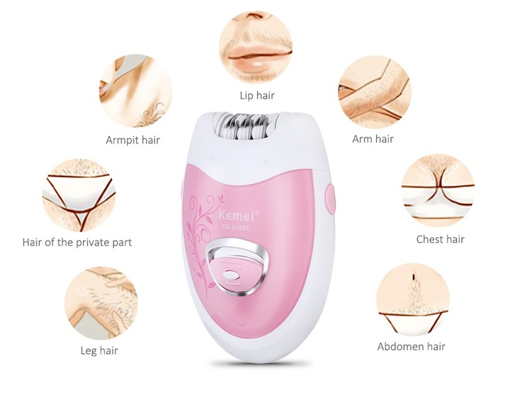 Rechargeable Epilator Cordless Hair Remover Epilator Electric,2 in 1 Rechargeable Electric Epilator