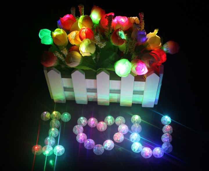 20Pcs Round Ball Led Balloon Lights Mini Flash Lamps for Lantern Christmas Wedding Party Decoration