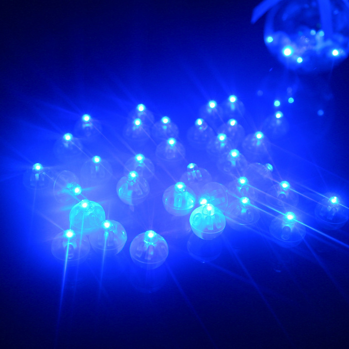 20Pcs Round Ball Led Balloon Lights Mini Flash Lamps for Lantern Christmas Wedding Party Decoration