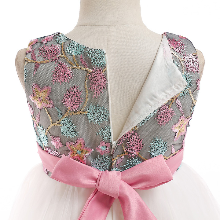 Kids Dresses Girls Party Dress Christmas Girls Dress Children embroidered dress lace princess skirt