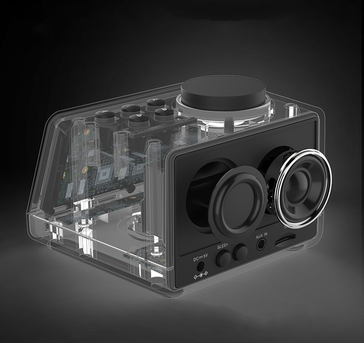 K11 Bluetooth speaker alarm clock audio creative music clock display radio Bluetooth speaker charger