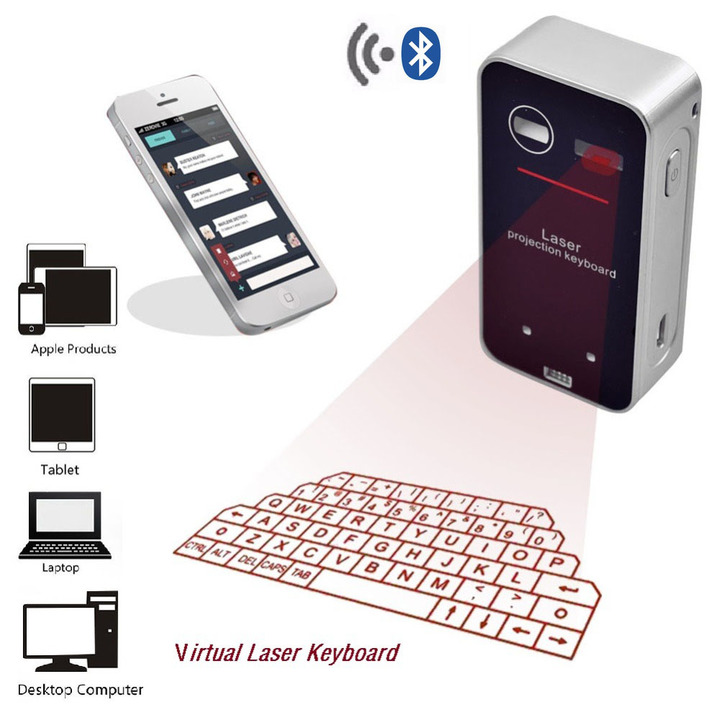 Bluetooth Laser keyboard Wireless Virtual Projection keyboard Portable Mini  Virtual Keyboard