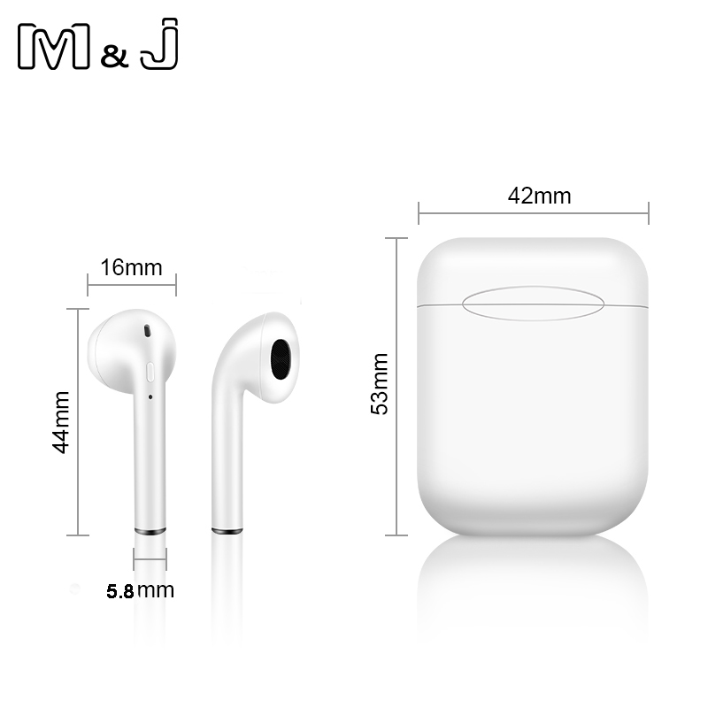i11 tws Wireless Earphone Bluetooth 5.0 Stereo 3D Headphone TWS Mini Earbuds Headset white+box 10