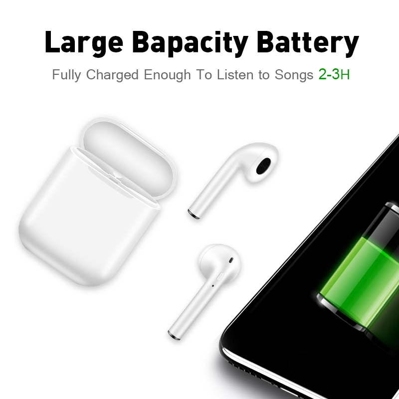 i11 tws Wireless Earphone Bluetooth 5.0 Stereo 3D Headphone TWS Mini Earbuds Headset white+box 5