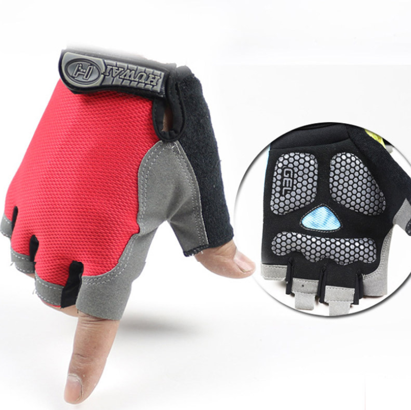 Men&amp;Women's Sports 3D Gel Padded Anti-Slip Gloves Gym Fitness Weight Lifting Body Building Exercise