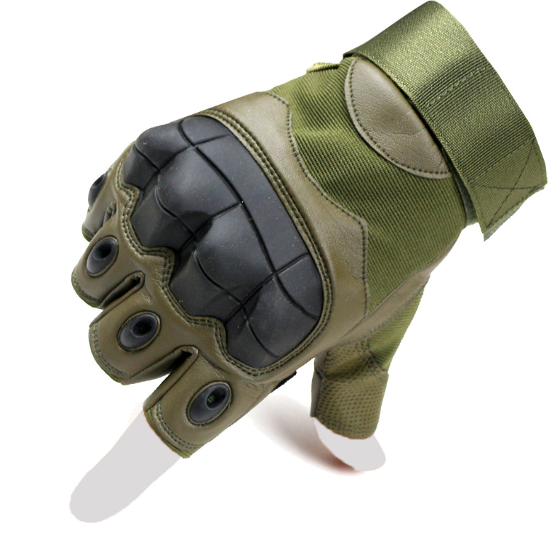 Men's Tactical Gloves Fingerless Gloves Outdoor Sports Anti-Slip Shooting Paintball
