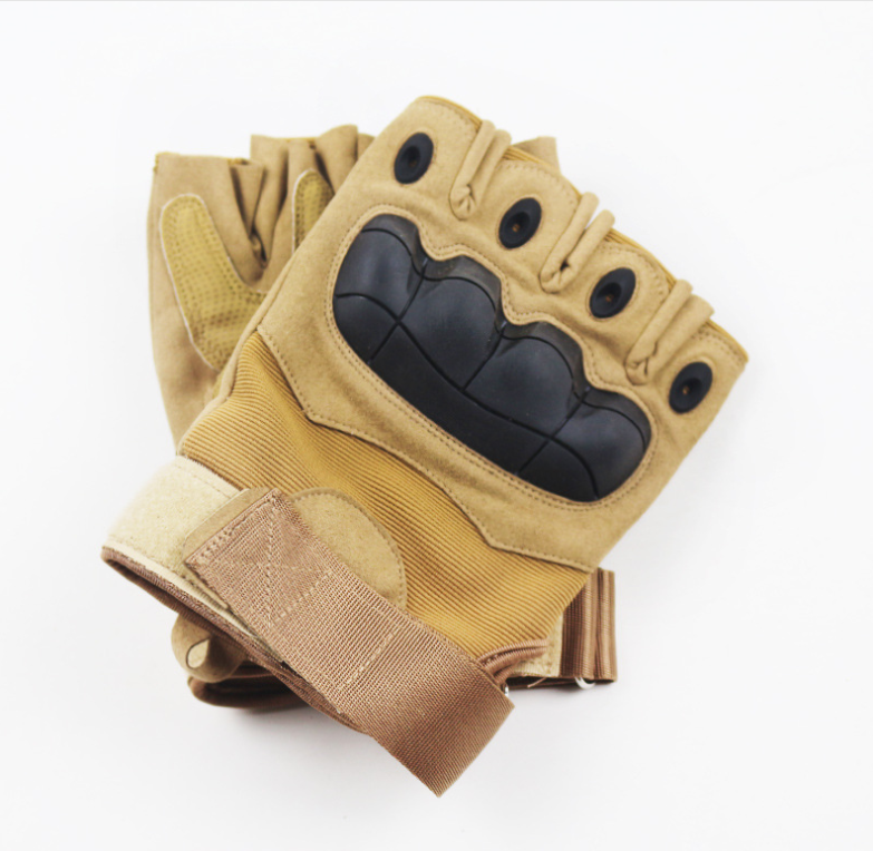 Men's Tactical Gloves Fingerless Gloves Outdoor Sports Anti-Slip Shooting Paintball
