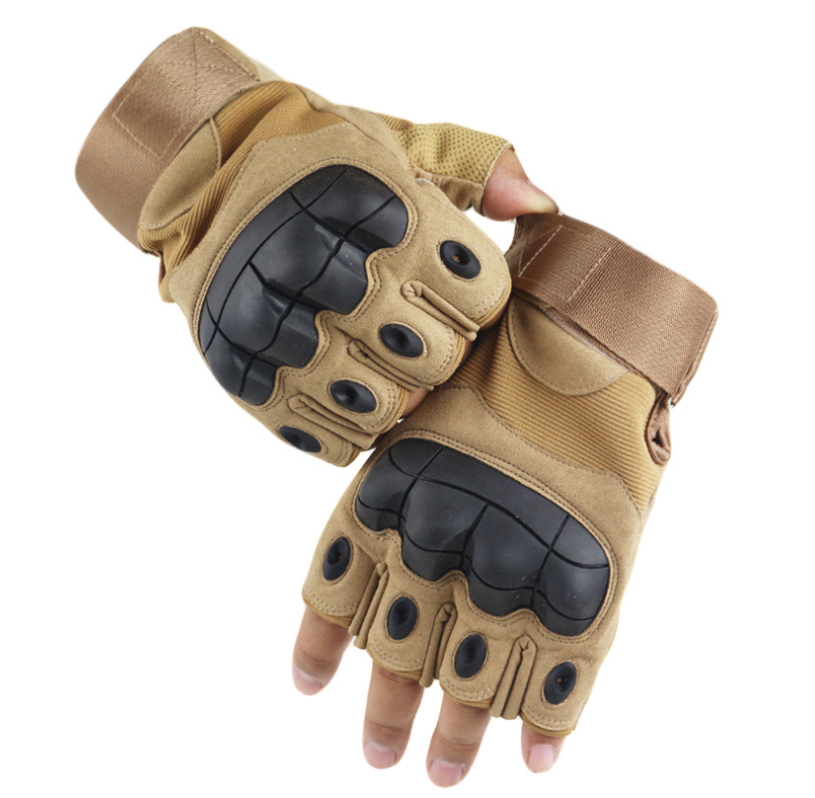 Men's Tactical Gloves Fingerless Gloves Outdoor Sports Anti-Slip Shooting Paintball