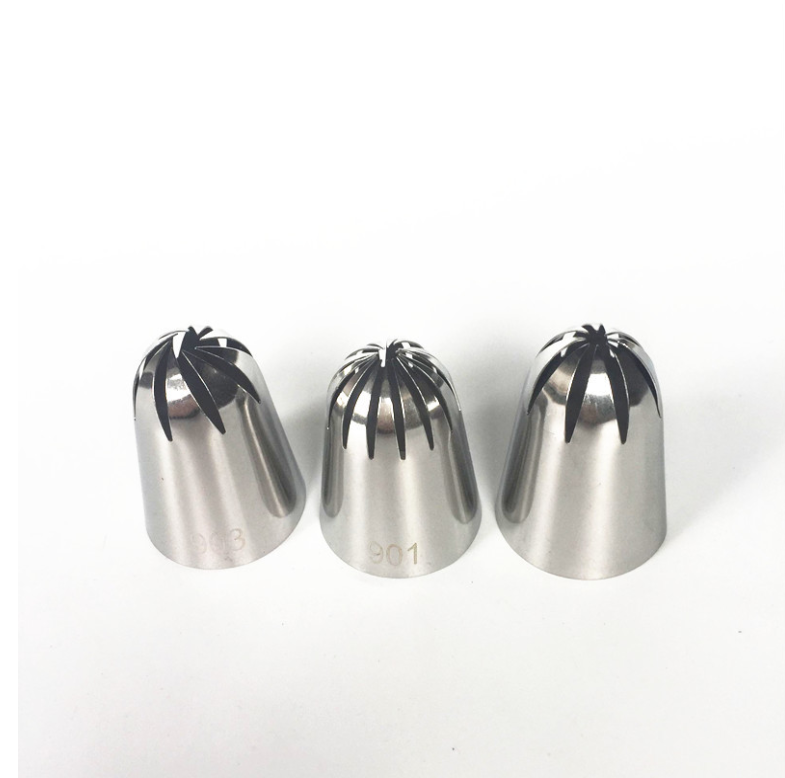 big size DIY Cream Cake Icing Piping Nozzles Pastry Tips Fondant Cake Decorating Tip Stainless Steel
