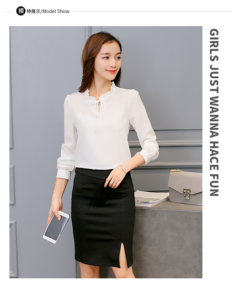 Slim Wild Women Shirts 2019 New Casual Fashion Elegant Bottoming Shirts Office Work Ladies Shirt