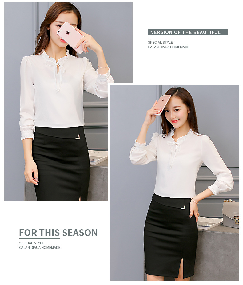 Slim Wild Women Shirts 2019 New Casual Fashion Elegant Bottoming Shirts Office Work Ladies Shirt