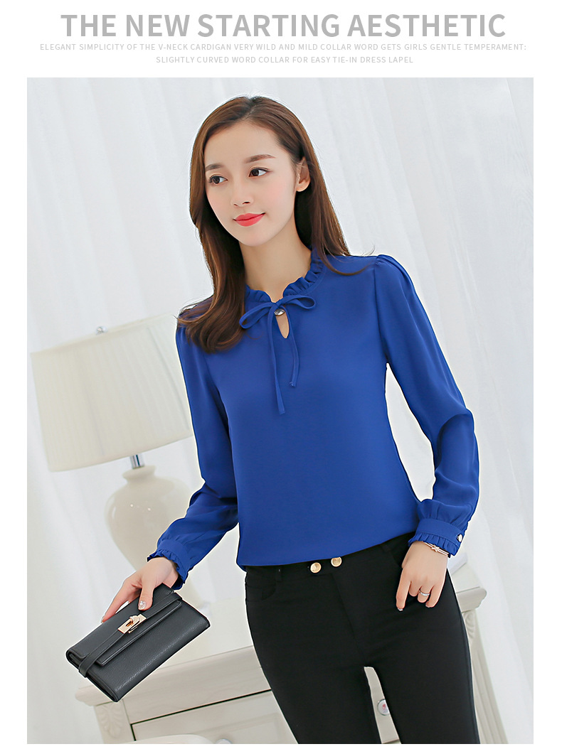Slim Wild Women Shirts 2019 New Casual Fashion Elegant Bottoming Shirts Office Work Ladies Shirt
