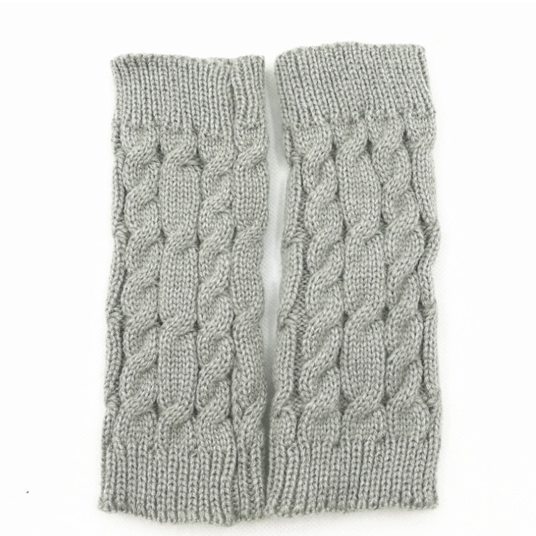 Fashion Knitted Arm Fingerless Winter Gloves Unisex Soft Warm Mitten high quality casual gloves