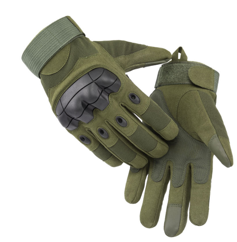 Tactical Gloves Shooting Airsoft Combat AntiSkid Rubber Hard Knuckle Full Finger Glove