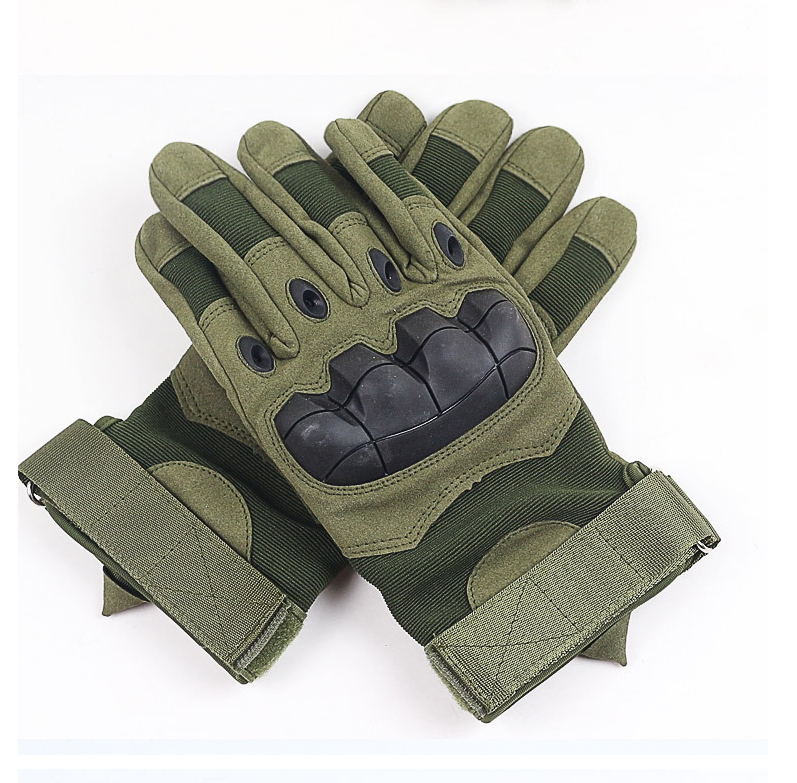 Tactical Gloves Shooting Airsoft Combat AntiSkid Rubber Hard Knuckle Full Finger Glove