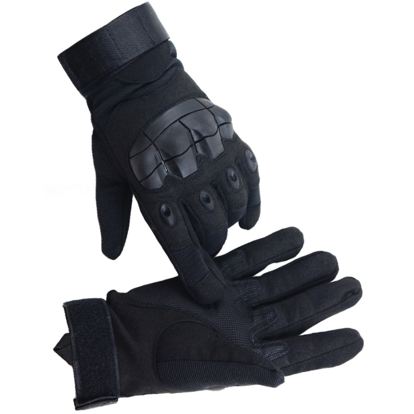 Tactical Gloves Shooting Airsoft Combat AntiSkid Rubber Hard Knuckle Full Finger Glove