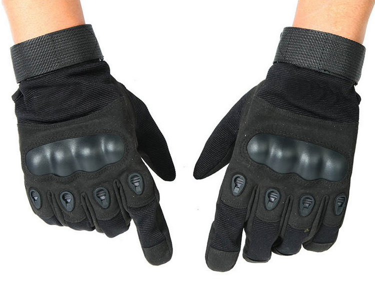 Tactical Gloves Shooting Airsoft Combat AntiSkid Rubber Hard Knuckle Full Finger Glove