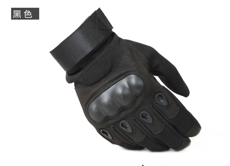 Tactical Gloves Shooting Airsoft Combat AntiSkid Rubber Hard Knuckle Full Finger Glove