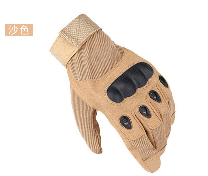Tactical Gloves Shooting Airsoft Combat AntiSkid Rubber Hard Knuckle Full Finger Glove