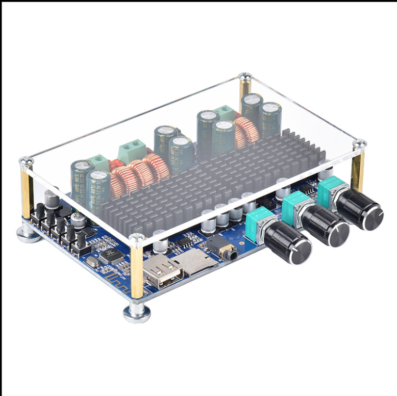 Bluetooth Audio Digital Amplifier Board 2*50W+100W 2.1 Channel High Power Bluetooth Audio Amplifier