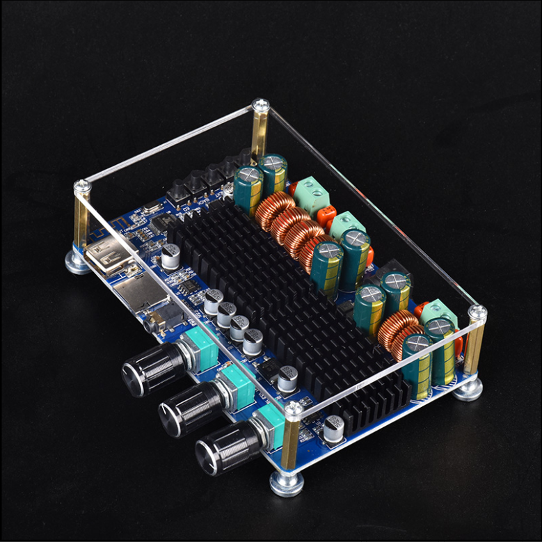 Bluetooth Audio Digital Amplifier Board 2*50W+100W 2.1 Channel High Power Bluetooth Audio Amplifier
