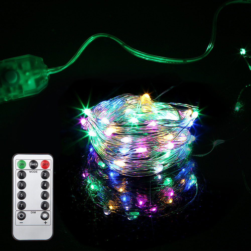 Led Strings Copper Wire Battery Christmas Wedding Party LED String Fairy Lights decorative light