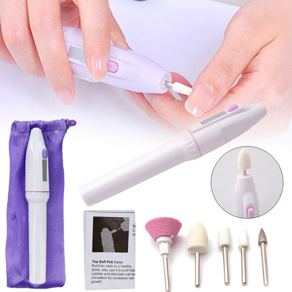 New Practical Portable Electric Nail Polisher Set Household Nail Polishing Tool Personal Manicure