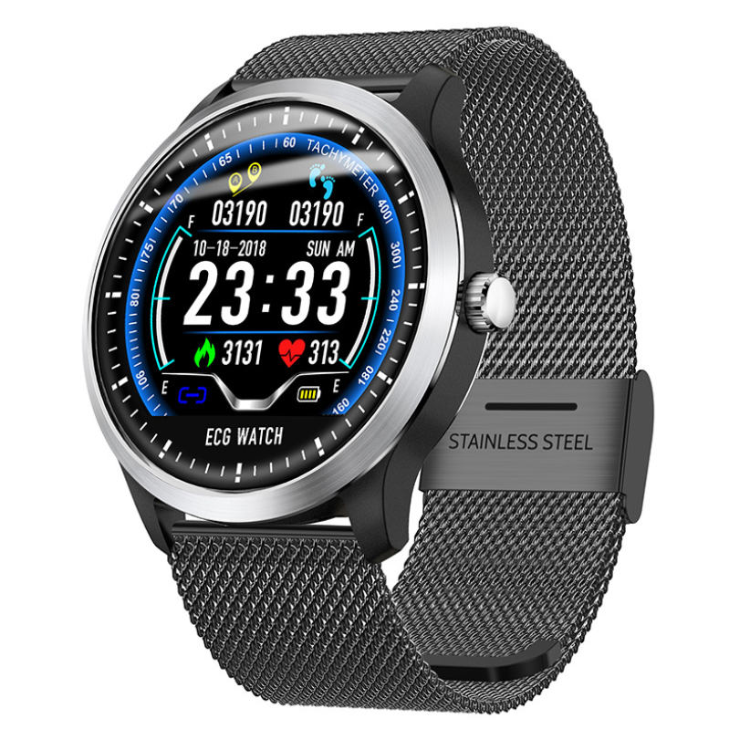 N58 2019 New ECG + PPG Smart Watch Men IP67 Waterproof Sport Watch Heart Rate Monitor Blood Pressure