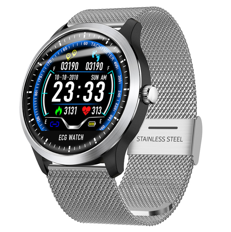 N58 2019 New ECG + PPG Smart Watch Men IP67 Waterproof Sport Watch Heart Rate Monitor Blood Pressure