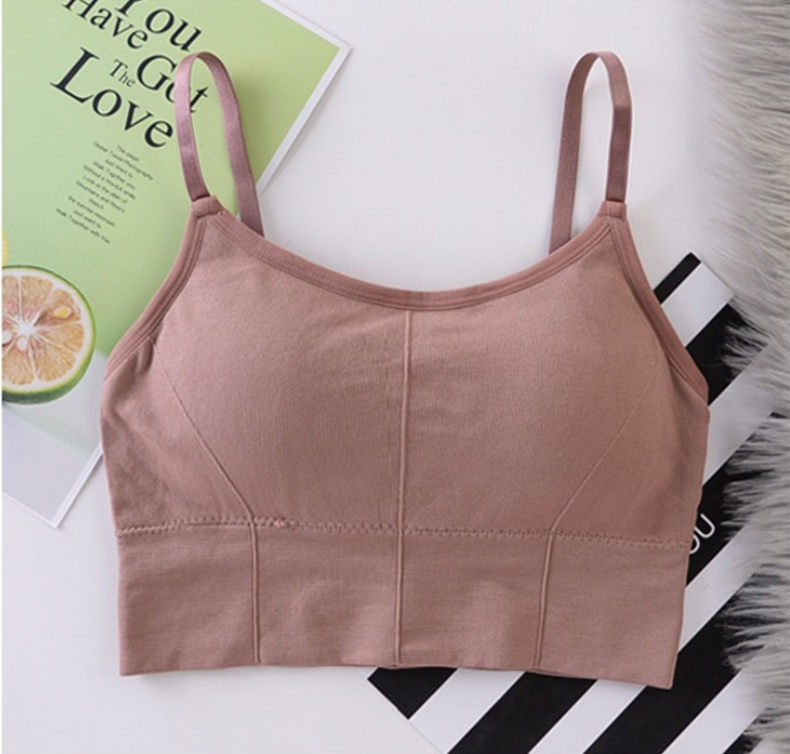 Women Bras Breathable Sports Bra Anti-sweat Shockproof Padded Sports Yoga Top Athletic Gym Running