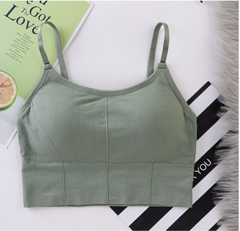 Women Bras Breathable Sports Bra Anti-sweat Shockproof Padded Sports Yoga Top Athletic Gym Running