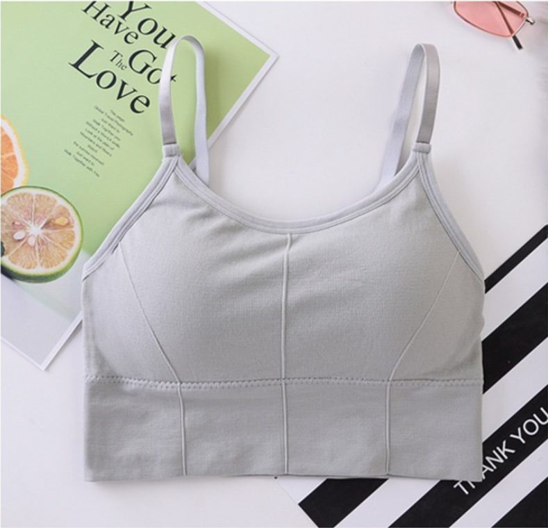 Women Bras Breathable Sports Bra Anti-sweat Shockproof Padded Sports Yoga Top Athletic Gym Running